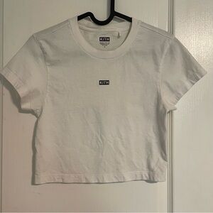 Kith logo cropped baby tee